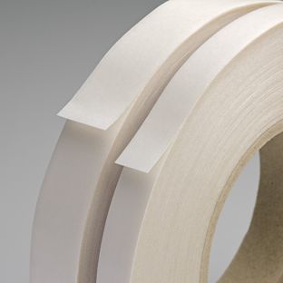 Doppelklebeband, gudy DS 12, beidseitig permanent klebend, einseitig abgedeckt, Rolle mit 33 m 25 mm