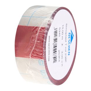 filmoplast® T, Textilgewebe-Band selbstklebend, zum Kaschieren, Verstärken und Reparieren, farbig, hohe Klebkraft, Rolle mit 10 m 3 cm | rot