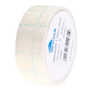 filmoplast® T, Textilgewebe-Band selbstklebend, zum Kaschieren, Verstärken und Reparieren, farbig, hohe Klebkraft, Rolle mit 10 m 3 cm | weiß