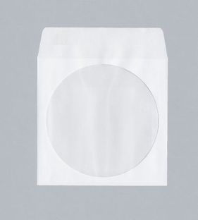 CD-Papiertasche mit Klappe 