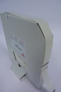 Gluelines Silikonklebestreifen in Spenderbox, ca. 6 x 25 mm, Schachtel mit 2.000 Stück schwach 