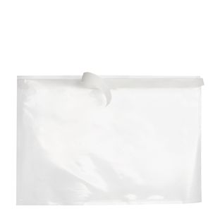Lieferscheintaschen, unbedruckt, PE-Folie, transparent A5 | Breitseite