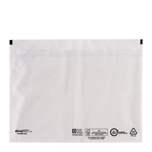 Lieferscheintaschen, recycelte PE-Folie, transparent A5