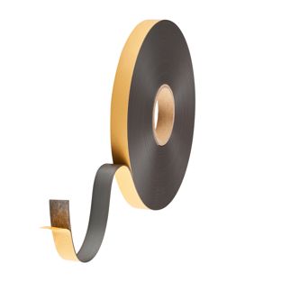 Magnetband mit Gegenstück, selbstklebend 25,4 mm | B - Standardkleber