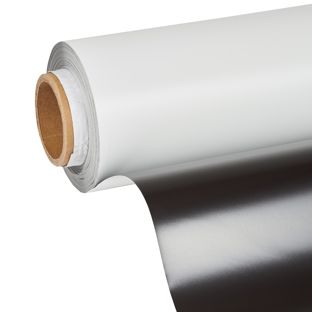Magnetfolie zum Bedrucken, weiß 0.35 mm | 1070 mm | 30 m