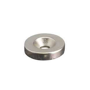 Scheibenmagnete aus Neodym mit Bohrung und Senkung 