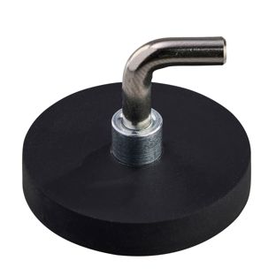 Gummierte Magnete mit Haken, L-Form 