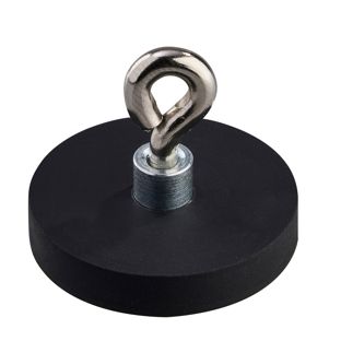 Gummierte Magnete mit Öse 