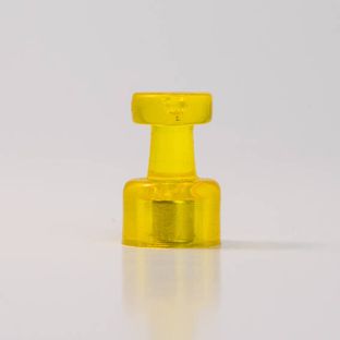 Magnetpins, ø = 10 mm, zu 10 Stück im Set gelb 