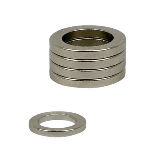 Ringmagnete aus Neodym, vernickelt 