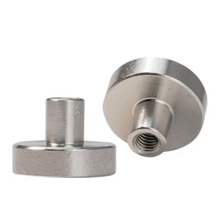 Topfmagnet mit Gewindebuchse, Neodym 