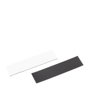 Wiederbeschreibbare Magnetetiketten, Magnetstreifen 20 x 80 mm 