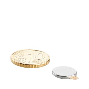 Scheibenmagnete aus Neodym, selbstklebend 
