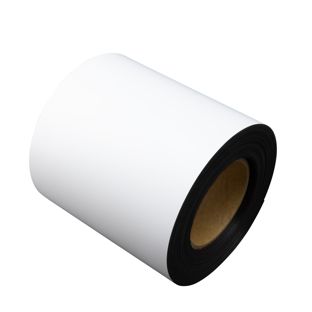 Magnetband farbig 150 mm | weiß | 10 m | 1 mm