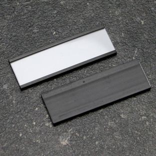 Etikettenhalter, C-Profil, magnetisch,  Abschnitte 25 mm | 80 mm | 