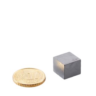 Quadermagnete aus Ferrit, Y35 12 x 12 mm  | 10 mm
