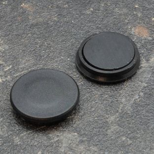 Büromagnet, rund 32 mm | schwarz
