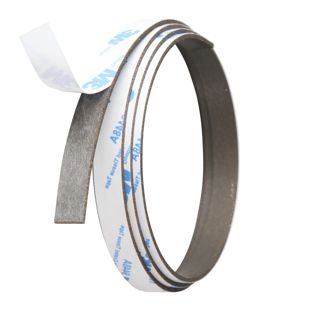 Neodym Magnetband, selbstklebend, extra stark 10 mm | 1.5 mm | 480 g/cm² | 1 m