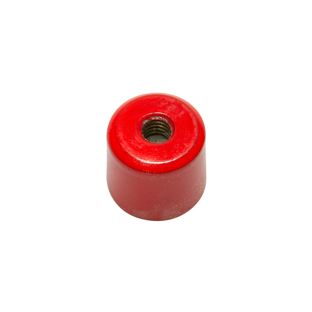 AlNiCo-Stabgreifer mit Innengewinde 17 mm | rot