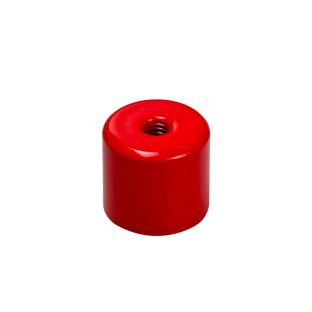 AlNiCo-Stabgreifer mit Innengewinde 21 mm | rot