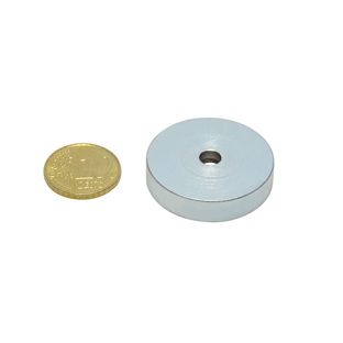 SmCo-Topfmagnete mit Bohrung und Senkung 32 mm