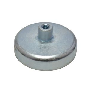 Ferrit-Topfmagnete mit Gewindebuchse 