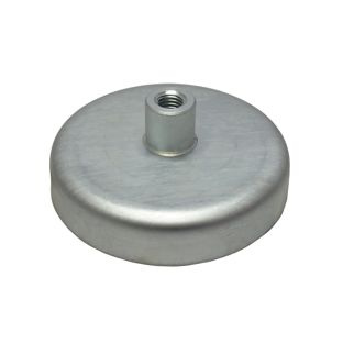 Ferrit-Topfmagnete mit Gewindebuchse 125 mm | 50 mm | Ferrit|Stahl 