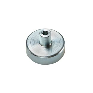Ferrit-Topfmagnete mit Gewindebuchse 20 mm | 13 mm | Ferrit|Stahl 
