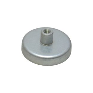 Ferrit-Topfmagnete mit Gewindebuchse 40 mm | 18 mm | Ferrit, Stahl
