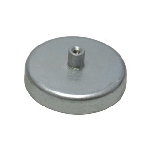Ferrit-Topfmagnete mit Gewindebuchse 50 mm | 18,5 mm | Ferrit, Stahl