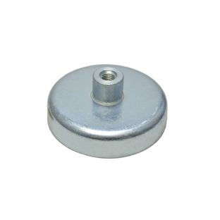 Ferrit-Topfmagnete mit Gewindebuchse 80 mm | 28,5 mm | Ferrit, Stahl