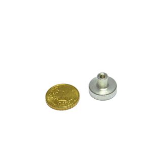 SmCo-Topfmagnete mit Gewindebuchse 16 mm