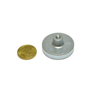 SmCo-Topfmagnete mit Gewindebuchse 32 mm