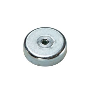 Ferrit-Topfmagnete mit Innengewinde 25 mm | M4  | 7 mm