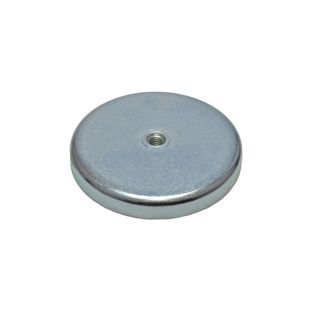 Ferrit-Topfmagnete mit Innengewinde 80 mm | M8  | 10 mm
