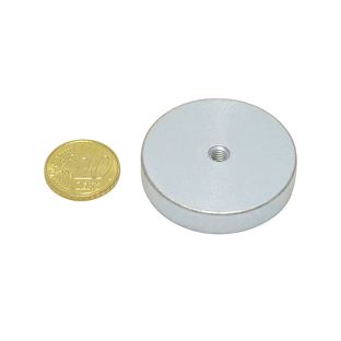 Neodym-Topfmagnete mit Innengewinde 40 mm
