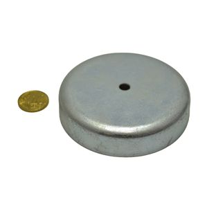 Ferrit-Topfmagnete mit Zylinderbohrung 80 mm | Ferrit, Stahl