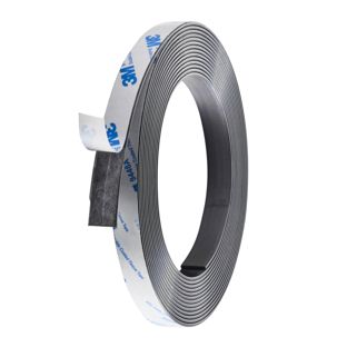 Magnetband selbstklebend, stark 12.7 mm | 1.5 mm | 5 m