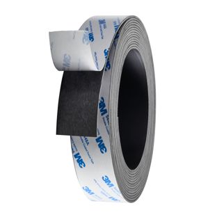Magnetband selbstklebend, stark 30 mm | 1.5 mm | 5 m