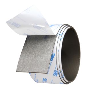 Neodym Magnetband, selbstklebend, extra stark 50 mm | 1.5 mm | 480 g/cm² | 1 m