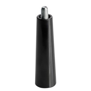 Kunststoffgriff schwarz, mit Gewindezapfen M5x7 mm 