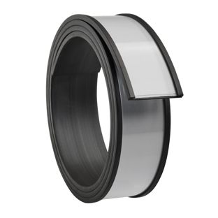 Etikettenhalter, C-Profil, magnetisch,  Abschnitte 30 mm | 1.000 mm