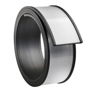 Etikettenhalter, C-Profil, magnetisch,  Abschnitte 40 mm | 1.000 mm