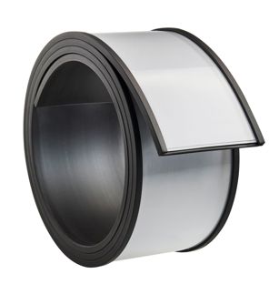 Etikettenhalter, C-Profil, magnetisch,  Abschnitte 50 mm | 1.000 mm | 