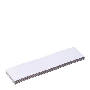 Magnetetiketten beschreibbar 20 x 100 mm  | weiß 