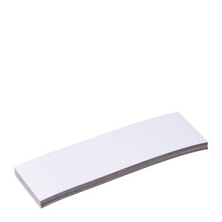Magnetetiketten beschreibbar 25 x 80 mm  | weiß 