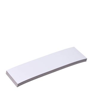Magnetetiketten beschreibbar 30 x 100 mm  | weiß 