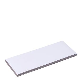 Magnetetiketten beschreibbar 40 x 100 mm  | weiß 