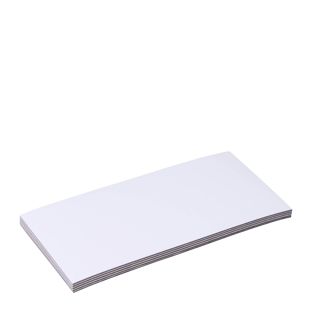 Magnetetiketten beschreibbar 50 x 100 mm  | weiß 