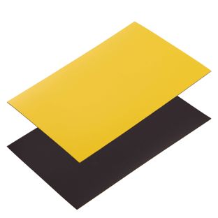 Magnetetiketten beschreibbar 100 x 150 mm  | gelb 